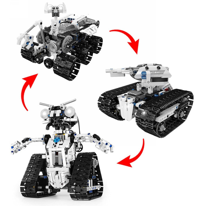 

Конструктор Mould King электромеханический Робот-трансбот 3 в 1, электромеханический Робот-трансбот 3 в 1