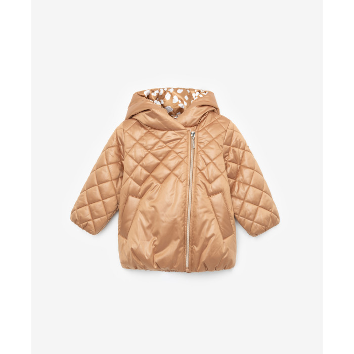 Верхняя одежда Gulliver Стеганое утепленное пальто с капюшоном 12232GBC4502