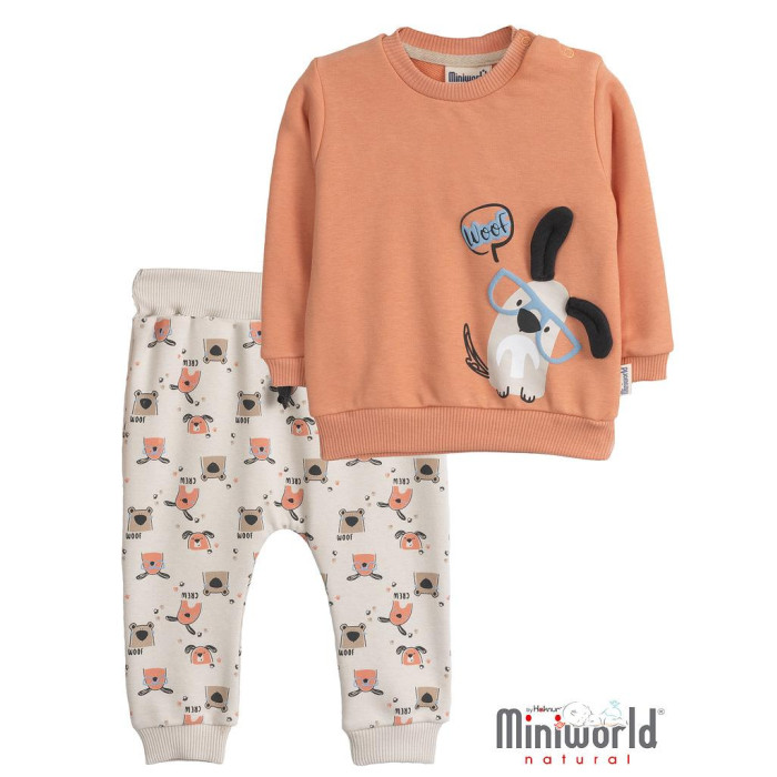 

Mini World Комплект для мальчика (толстовка, брюки) MW18040, Комплект для мальчика (толстовка, брюки) MW18040
