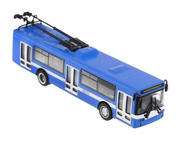 Наша Игрушка Троллейбус инерционный наша игрушка автобус радиоуправляемый полиция