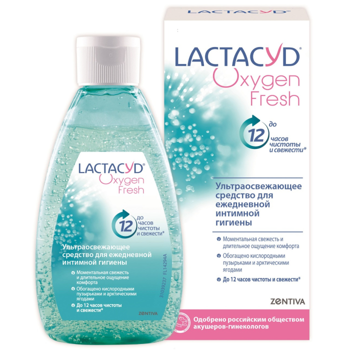  Lactacyd Гель для ежедневной интимной гигиены Кислородная свежесть 200 мл