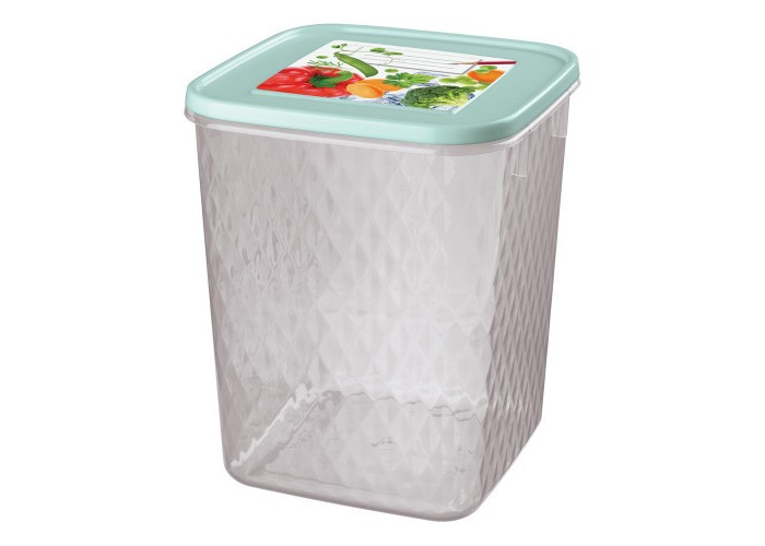 Phibo Контейнер для замораживания и хранения продуктов с декором Кристалл 2.3 л 4 шт.