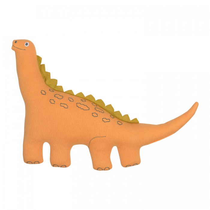 Мягкая игрушка Tkano вязаная Динозавр Toto Tiny world 42х25 см