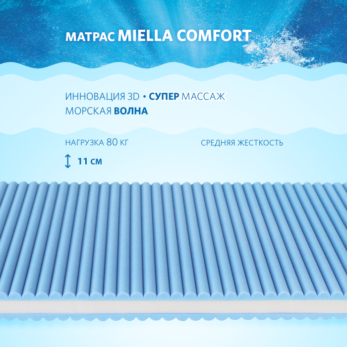 

Матрас Miella Comfort 190x110x11, Comfort 190x110x11