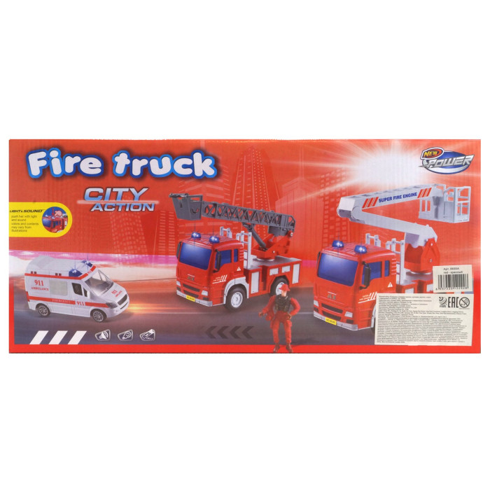 Игровые наборы HK Industries Игровой набор Пожарные (пожарная машина, грузовик)