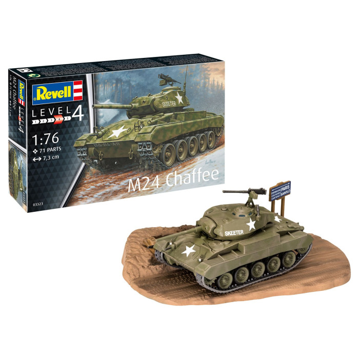 Сборные модели Revell Лёгкий танк США M24 Чаффи