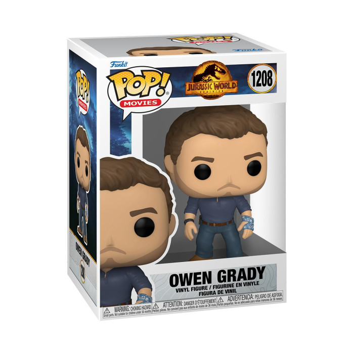 

Funko Фигурка pop Jurassic World Dominion Owen Grady, Фигурка pop Jurassic World Dominion Owen Grady