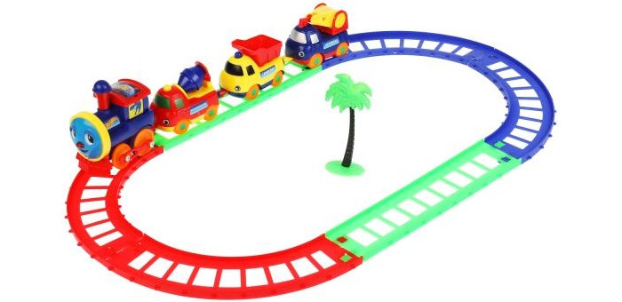 Железные дороги Играем вместе Железная дорога Hot Wheels 130 см железные дороги играем вместе железная дорога с метро 176 см