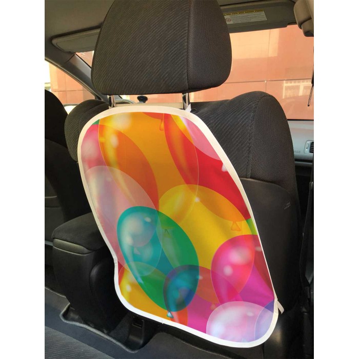 Аксессуары для автомобиля JoyArty Защитная накидка на спинку автомобильного сидения В окружении шаров