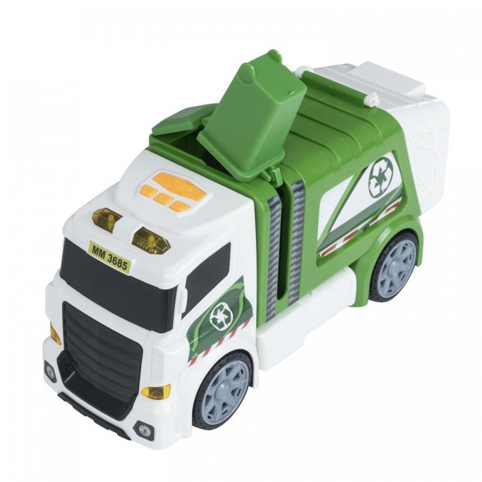 Машины HTI Мусоровоз Mighty Moverz Teamsterz игрушка со встроенным двигателем для детей teamsterz грузовик с крокодилом monster moverz 1417285