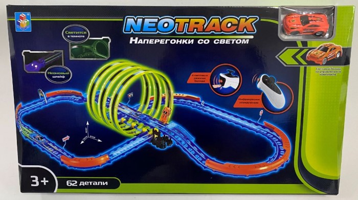 

1 Toy Neotrack Автотрек светящийся (62 детали), Neotrack Автотрек светящийся (62 детали)