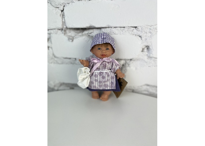 цена Куклы и одежда для кукол Lamagik S.L. Кукла Джестито девочка в фиолетовом улыбается 18 см