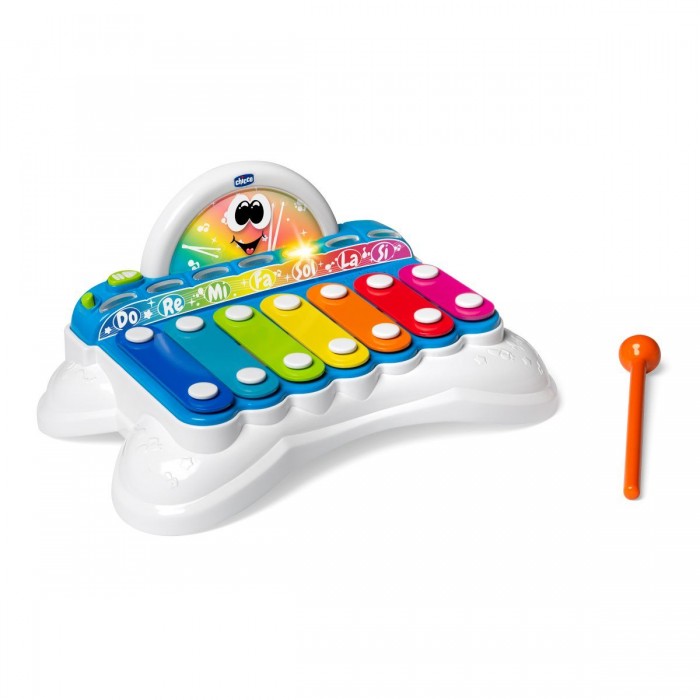 Музыкальный инструмент Chicco Ксилофон детская развивающая игра попади в цель 25 8 × 12 8 × 7 см