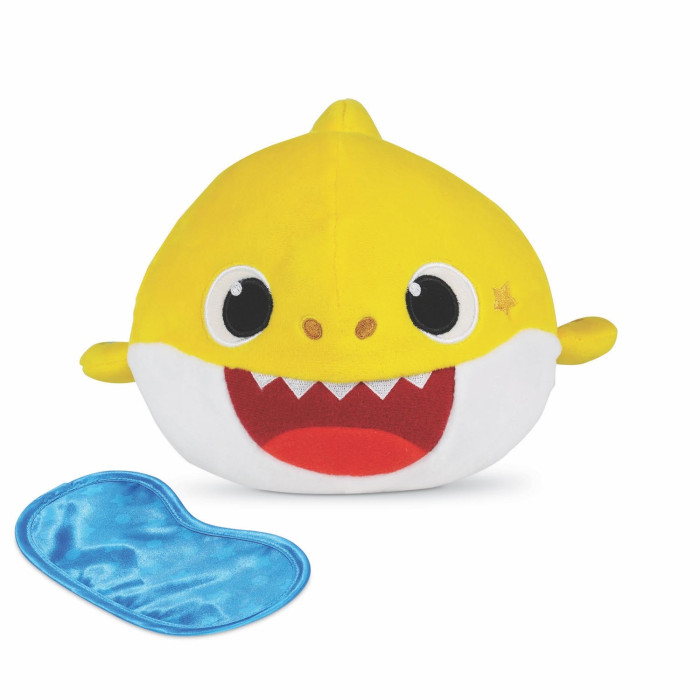 Мягкая игрушка Baby Shark плюшевая ночник с маской подголовник с маской мишка текстиль 30х30