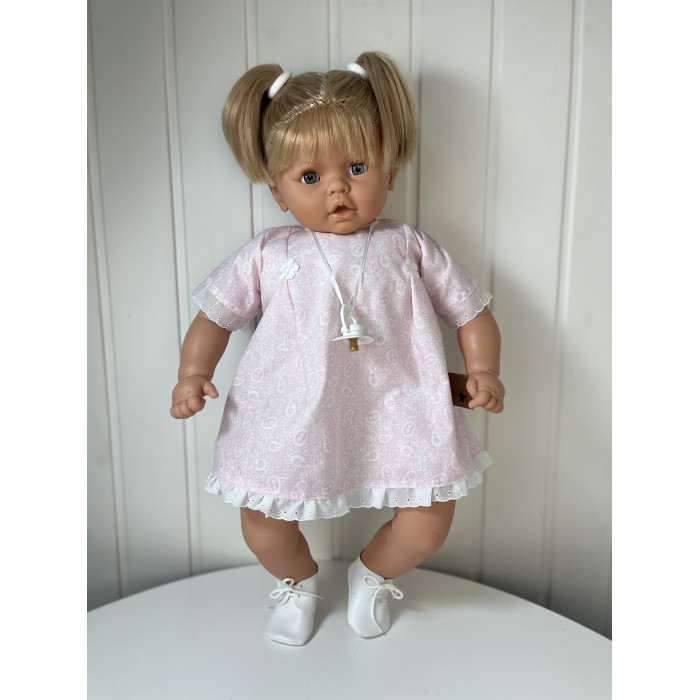 Куклы и одежда для кукол Lamagik S.L. Кукла-пупс Бобо блондинка с хвостиками 65 см
