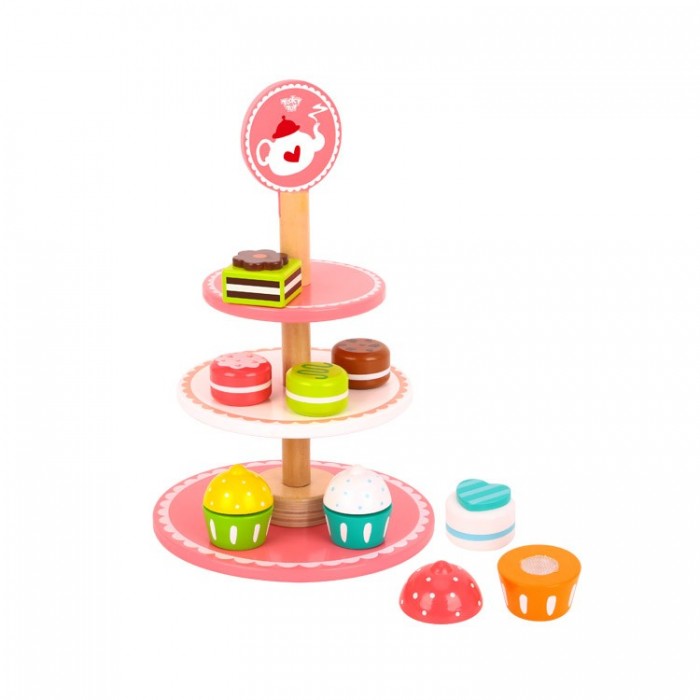 Ролевые игры Tooky Toy Десертная подставка TY991 декоративная подставка для кексов десертная тарелка подставка для торта фотография