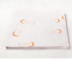 Пеленка Firstday муслиновая для новорожденных 120x120 см - Месяц