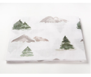 Пеленка Firstday муслиновая для новорожденных 120x120 см - Горы