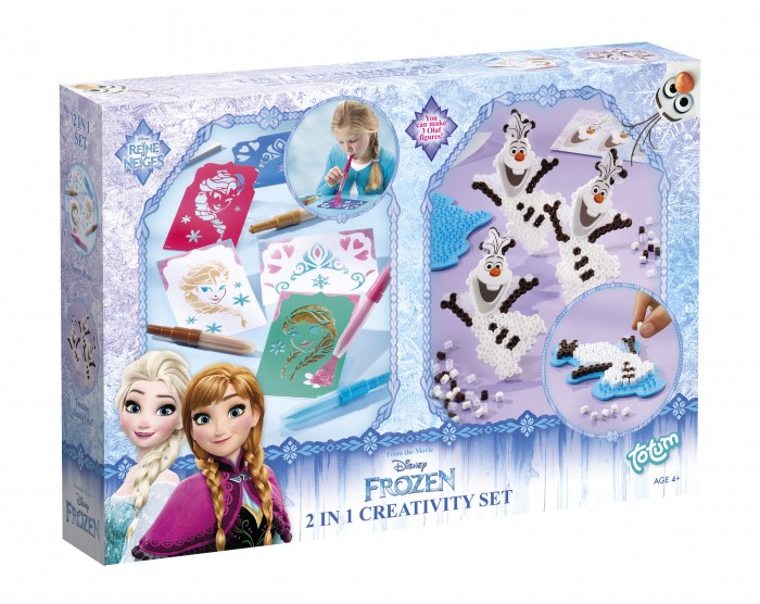 Наборы для творчества Totum Набор для творчества Frozen set 2 в 1 наборы для творчества totum набор для творчества frozen 3d ironing beads figures