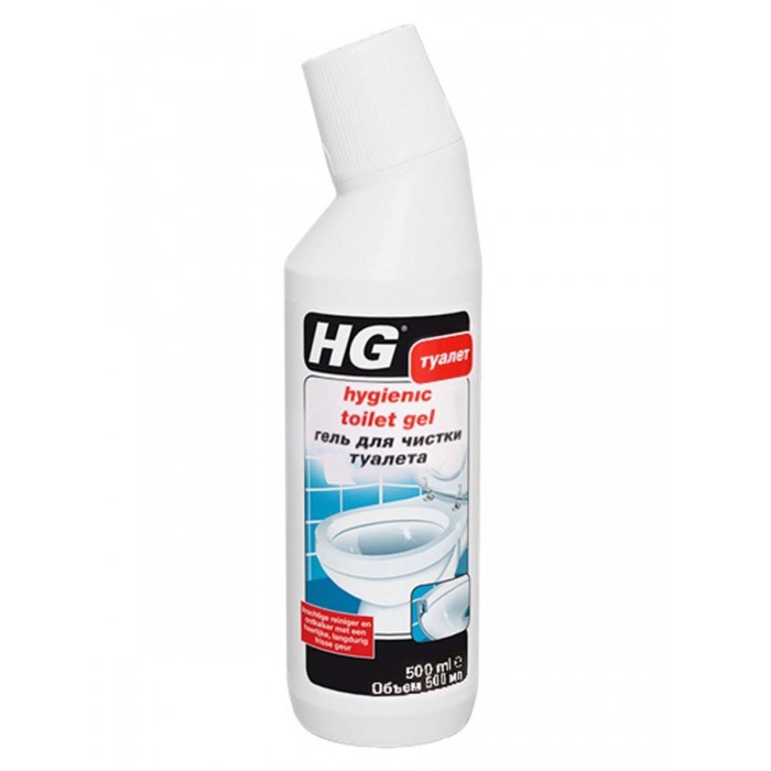 HG Гель для чистки туалета 0.5 л dr beckmann активный гель для чистки духовок 375 мл