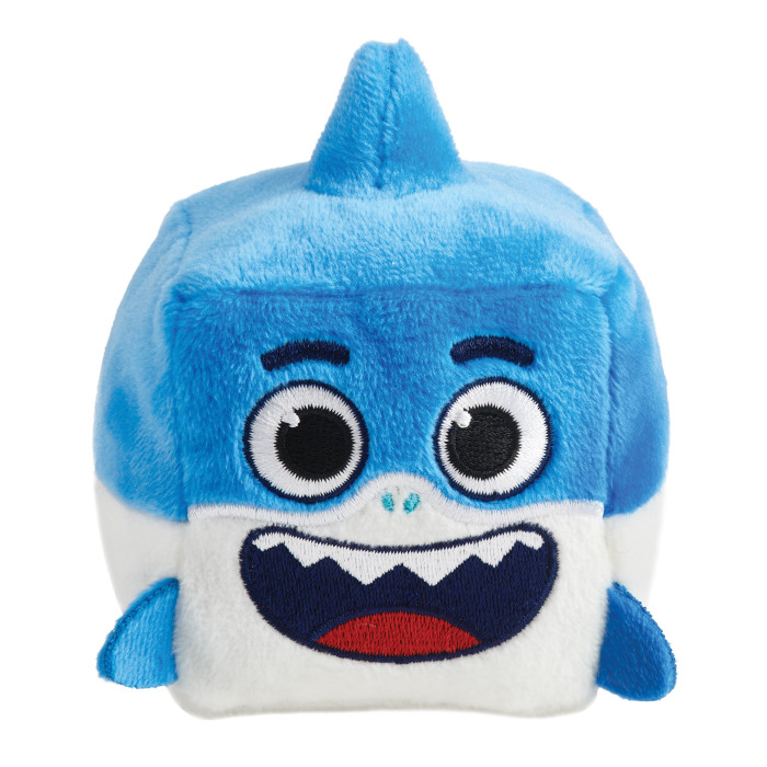 цена Мягкие игрушки Baby Shark Музыкальный плюшевый куб Папа Акула