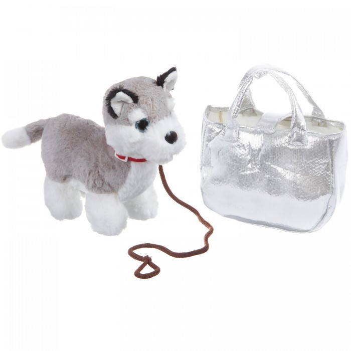 Мягкие игрушки Bondibon Милота Лайка в сумке с аксессуарами 20 cм дуrашки мягкая игрушка собака лайка с балалайкой 24 см