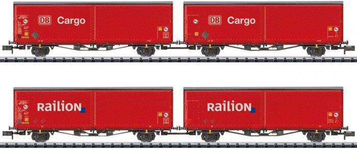 железные дороги trix набор грузовых вагонов Железные дороги Trix Набор открытых вагонов с раздвижными стенками