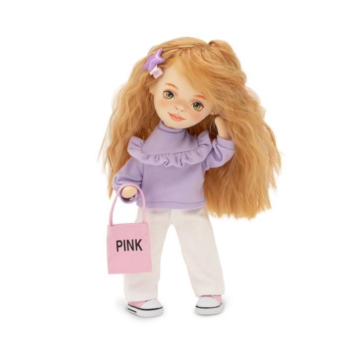 Куклы и одежда для кукол Orange Toys Sunny в сиреневой кофте Серия Весна 32 см