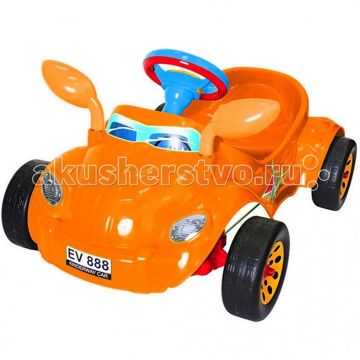R-Toys Машина педальная Молния с музыкальным рулем ОР09-903
