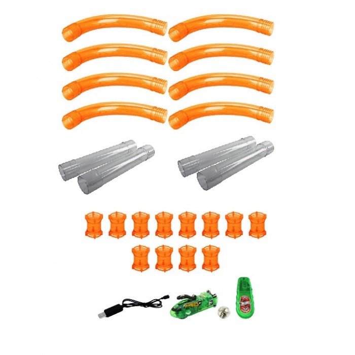 Hot Wheels Турбо-трек с болидом на ИК управлении (28 деталей) 1 Toy ...