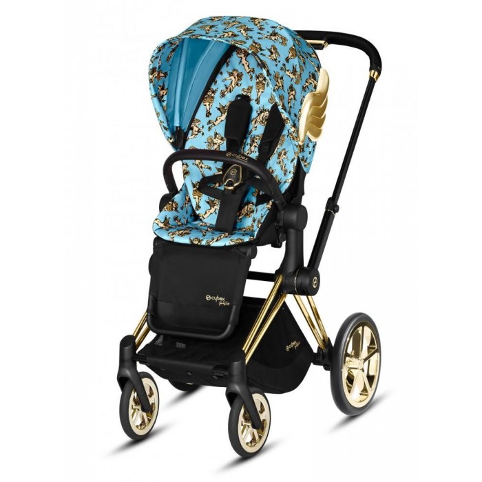 Прогулочная коляска Cybex с блоком и рамой Priam Fe Js Cherubs 51900198 - фото 1