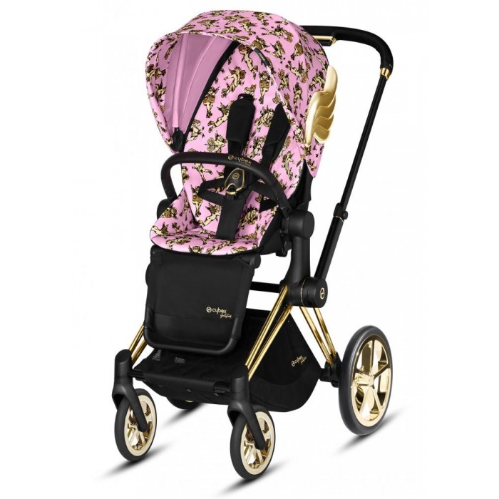 

Прогулочная коляска Cybex с блоком и рамой Priam Fe Js Cherubs, с блоком и рамой Priam Fe Js Cherubs