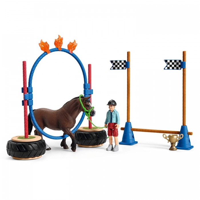 

Schleich Спортивные бега с участием пони, Спортивные бега с участием пони