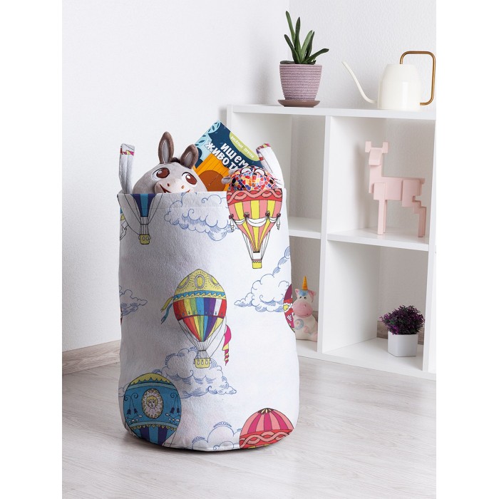 

JoyArty Корзина для игрушек Цветные воздушные шары 50x35 см, Корзина для игрушек Цветные воздушные шары 50x35 см