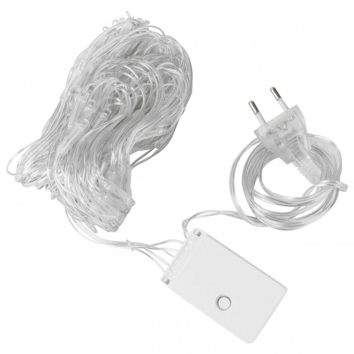 Золотая сказка Электрогирлянда светодиодная Сеть 120 ламп 1,5х1 м