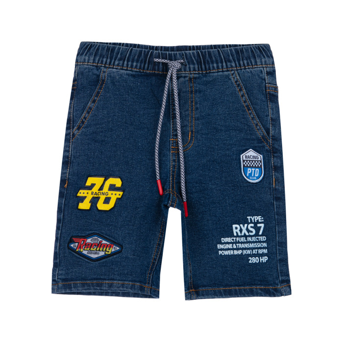 Playtoday Шорты текстильные джинсовые для мальчиков Racing club kids boys 12312043