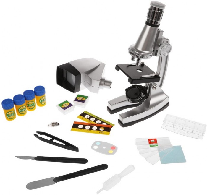 Наборы для опытов и экспериментов Наша Игрушка Микроскоп TMPZ-C1200 наборы для опытов и экспериментов veld co микроскоп 24x19х8 5 см