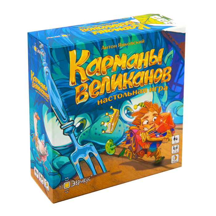 

Эврикус Игра настольная Карманы великанов, Игра настольная Карманы великанов