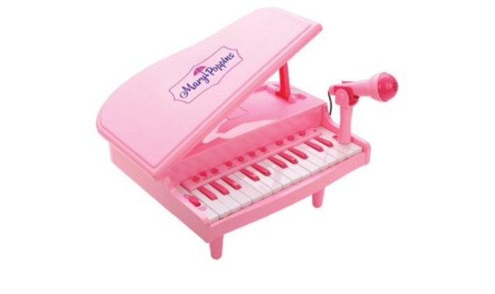Музыкальный инструмент Mary Poppins Синтезатор Волшебный рояль с микрофоном музыкальный инструмент abtoys синтезатор с микрофоном 32 клавиши
