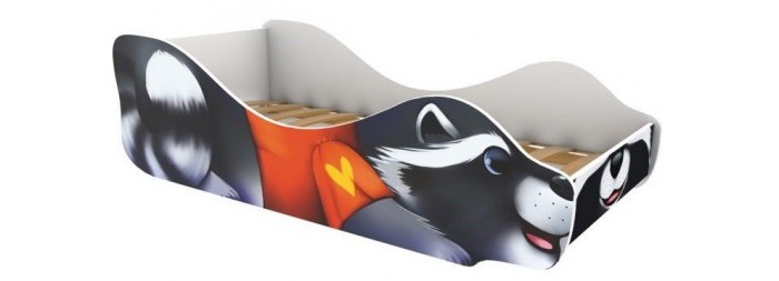 Подростковая кровать Бельмарко Енот-Кусака подростковая кровать бельмарко волчонок пират
