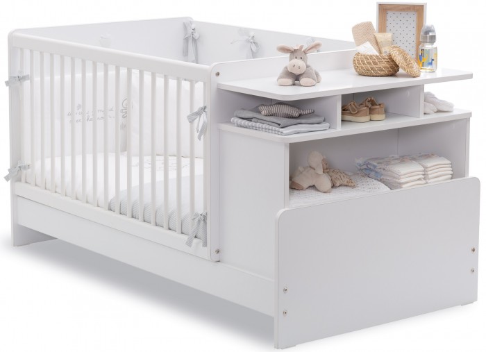 

Кроватка-трансформер Cilek с полками Baby Cotton 110х70/140х70 см, с полками Baby Cotton 110х70/140х70 см