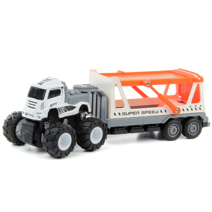 Машины Veld CO Грузовик металлический инерционный игрушка машина грузовик с конструктором 42дет 1