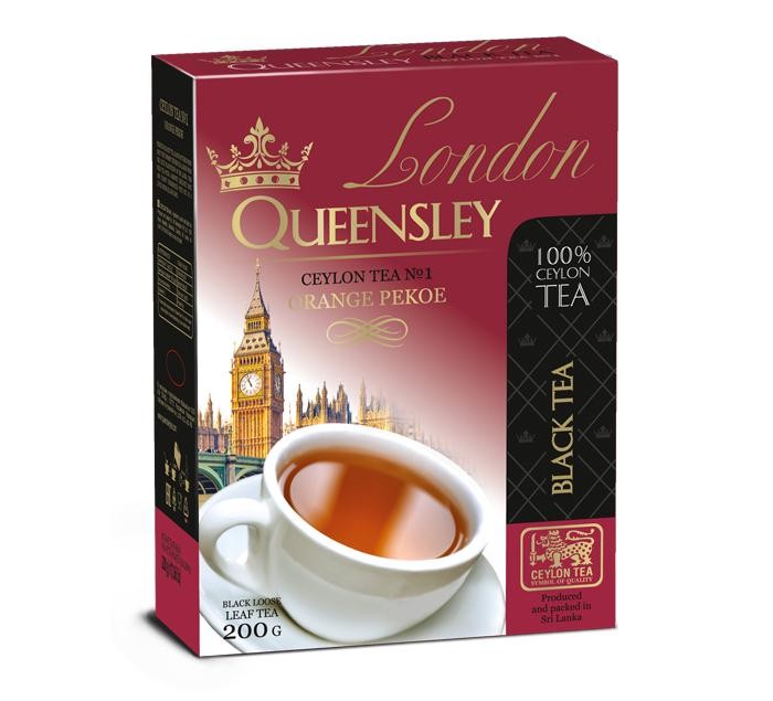 Queensley Цейлонский чай №1 200 г QST1-200/20 - фото 1
