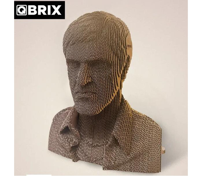 Конструктор Qbrix картонный 3D Лицо со шрамом