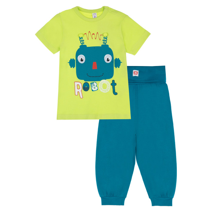 

Playtoday Комплект трикотажный для мальчиков Robots newborn-baby (футболка, брюки), Комплект трикотажный для мальчиков Robots newborn-baby (футболка, брюки)