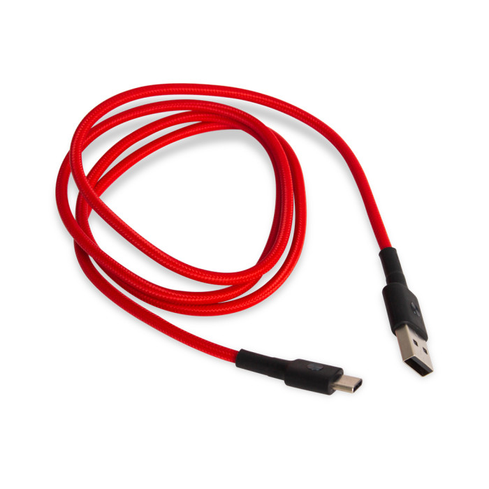  Xiaomi USB-кабель Mi Braided USB Type-C Cable 100 см - Red