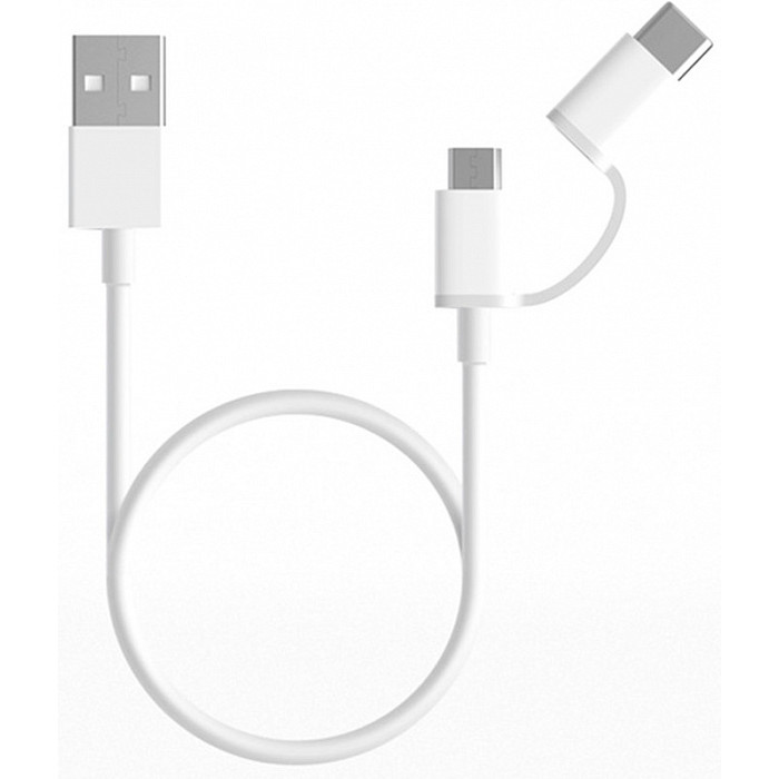 

Xiaomi USB-кабель Mi 2-in-1 USB Cable Micro-USB to Type-C 30 см, USB-кабель Mi 2-in-1 USB Cable Micro-USB to Type-C 30 см