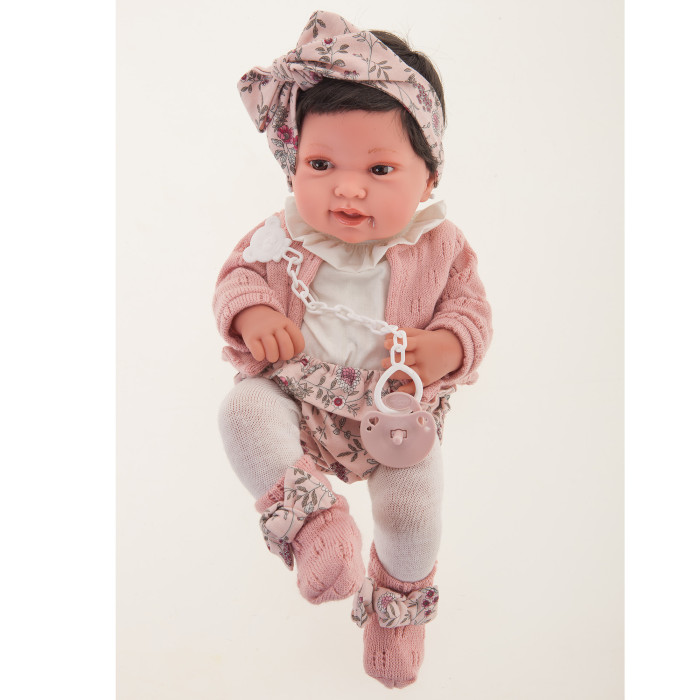 Куклы и одежда для кукол, Munecas Antonio Juan Кукла пупс Беатриц в розовом 42 см  - купить