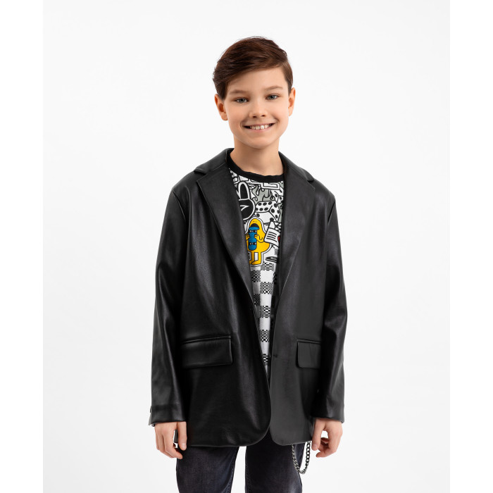Gulliver Пиджак кожаный gulliver пиджак для мальчика карамбола