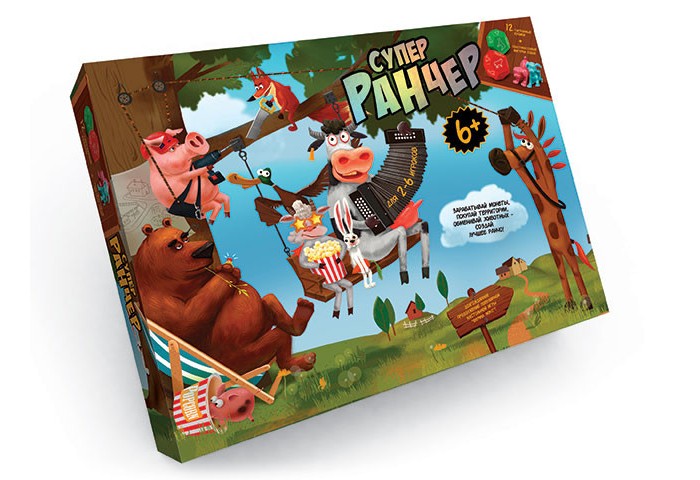

Danko Toys Настольная игра Супер Ранчер большая, Настольная игра Супер Ранчер большая